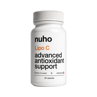 Flacon nuho Lipo C, vitamine C liposomale, 60 gélules, face avant
